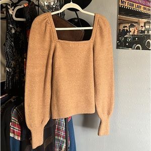 h&m puff sleeve sweater!